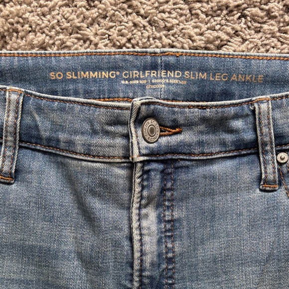 Chico's So Slimming Girlfriend Slim Leg Ankle Jeans - Picture 5 of 12